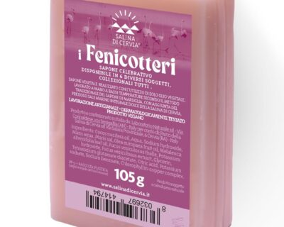 Sapone vegetale al sale dolce di cervia "Fenicotteri"